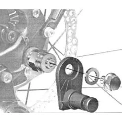 Pièces détachées vélo Magasin -Pièces détachées vélo Magasin adaptateur axe plein nexus 3 7 8 pour remorque velo croozer full 2