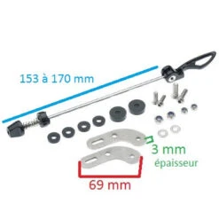 Adaptateur De Fixation Porte-bagage Sur Cadre Sans Oeillet Tubus -Pièces détachées vélo Magasin adaptateur de fixation porte bagage sur cadre sans oeillet tubus full 5