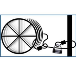 Antivol Cobra 2 Mètres Câble Long ABUS -Pièces détachées vélo Magasin antivol cobra 2 metres cable long abus full 3