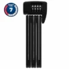 Antivol Pliant à Code Léger Avec Fixation Cadre Bordo Lite Abus -Pièces détachées vélo Magasin antivol pliant a code leger avec fixation cadre bordo lite abus full