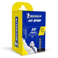 Chambre à Air Air Stop 700 / 28 Pouces Michelin -Pièces détachées vélo Magasin chambre a air air stop 700 28 pouces michelin full 5