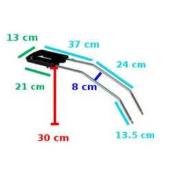 Extra Barre Pour Siège Siesta Et Caress - Hamax -Pièces détachées vélo Magasin extra barre pour siege siesta et caress hamax full 4