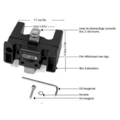 Fixation Pour Guidon Avec Serrure Ortlieb -Pièces détachées vélo Magasin fixation pour guidon avec serrure ortlieb full 4