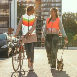 Gilet Réfléchissant Multicolore Pour Femmes Darkflow Go Fluo -Pièces détachées vélo Magasin gilet reflechissant multicolore pour femmes darkflow go fluo full 6