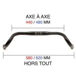 Cintre Vélo Gravel Ergotec 31,8 Mm Noir -Pièces détachées vélo Magasin gravel