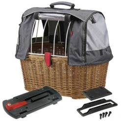 Kit Panier Vélo Chien Doggy Plus + Fixation GTA Klickfix