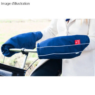 Manchons Vélo Wobs Bleus Contre Le Froid 4 Manchons Vélo Wobs Bleus Contre Le Froid – Image 2