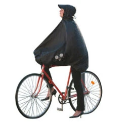 Poncho Pluie étanche Pour Cycliste Urbain Fulap Spad De Ville -Pièces détachées vélo Magasin poncho pluie etanche fulap spad de ville noir full