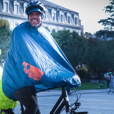 Poncho Pluie étanche Pour Cycliste Urbain Fulap Spad De Ville – Image 2