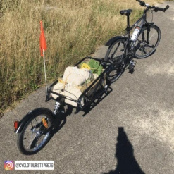 Remorque Vélo Mono Roue Avec Amortisseur -Pièces détachées vélo Magasin remorque velo cylotourist176679