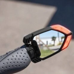 Rétroviseurs Clignotants Pour Vélo Et Trottinette QLÏR Visaia Bike -Pièces détachées vélo Magasin retroviseur clignotant velo qlir vasaia bike