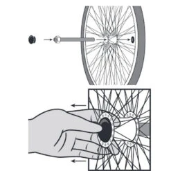 Roue 20 Pouces Pour Remorque Vélo Y-Frame Carry Freedom -Pièces détachées vélo Magasin roue 20 pouces pour remorque velo y frame carry freedom 2