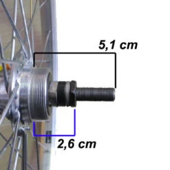 Roue Vélo Arrière City 650B Monovitesse 7 Roue Vélo Arrière City 650B Monovitesse -Pièces détachées vélo Magasin roue velo arriere city 650b monovitesse full 3