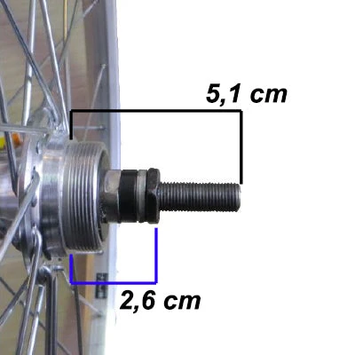 Roue Vélo Arrière City 650B Monovitesse 5 Roue Vélo Arrière City 650B Monovitesse – Image 3