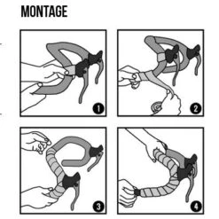 Bike Ribbon Ruban Pour Cintre De Vélo Cork Plus Uni Noir - BikeRibbon -Pièces détachées vélo Magasin ruban pour cintre de velo cork plus uni noir bikeribbon full 5