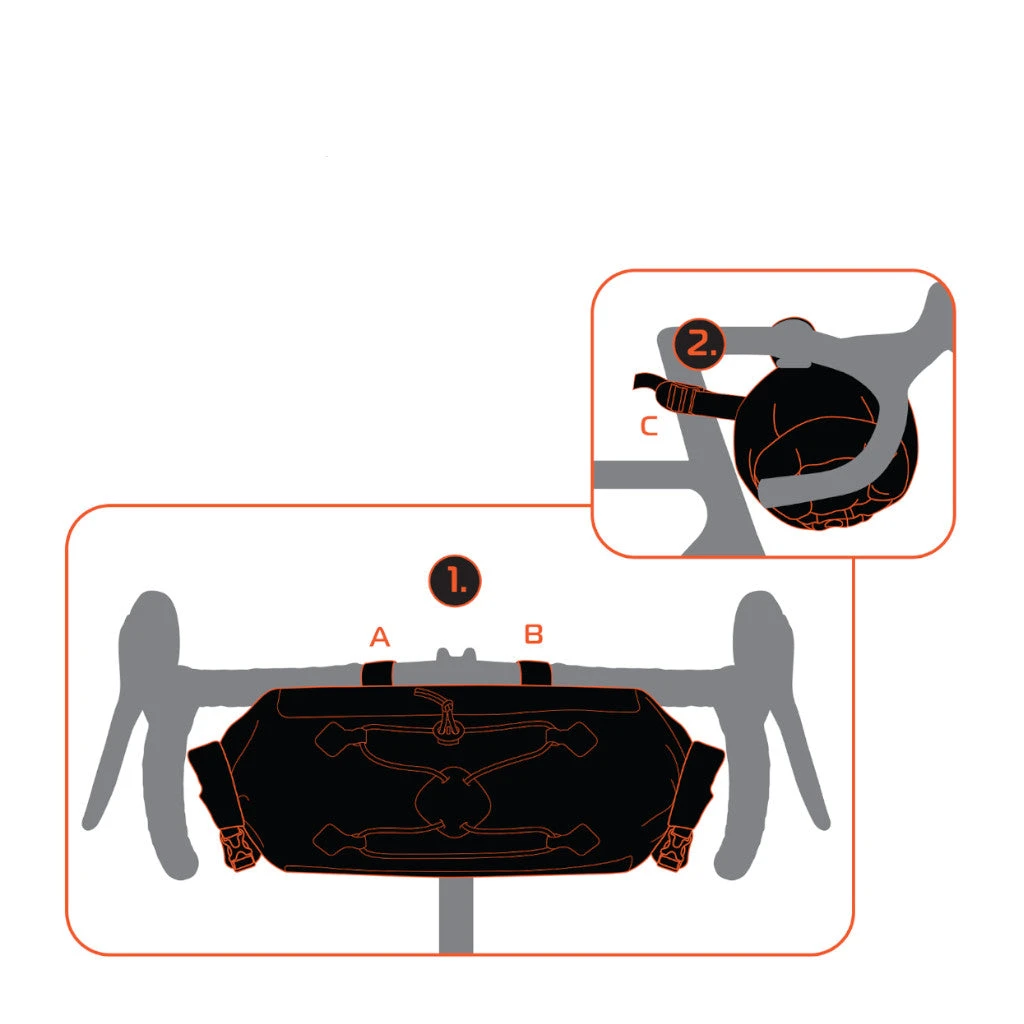 Sacoche De Guidon Pour Le Bikepacking 9L Aqua Evo Adventure Oxford 6 Sacoche De Guidon Pour Le Bikepacking 9L Aqua Evo Adventure Oxford – Image 4