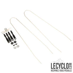 Set Garde-boue Aluminium 28 Pouces R'Light Stronglight - Argent -Pièces détachées vélo Magasin set garde boue aluminium 28 pouces r light stronglight argent full 4