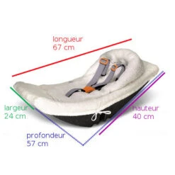 Siège Bébé Coque Weber Pour Remorques Vélo Enfant -Pièces détachées vélo Magasin siege bebe coque weber pour remorques velo enfant full 4