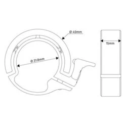 Sonnette Pour Vélo Oi Classic Large Knog -Pièces détachées vélo Magasin sonnette pour velo oi classic large knog full 6