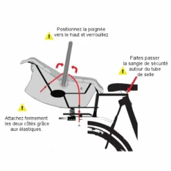 Support Maxi Cosi Pour Vélo - Baby Mee Steco -Pièces détachées vélo Magasin support maxi cosi pour velo baby mee steco full 6