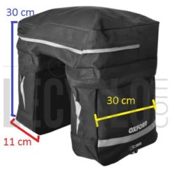 Oxford Triple Sacoche De Vélo Sur Porte-bagage Arrière 8 Oxford Triple Sacoche De Vélo Sur Porte-bagage Arrière -Pièces détachées vélo Magasin triple sacoche de velo sur porte bagage arriere full 3