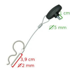 Vis à Papillon Avec Goupille Pour FollowMe 12 Vis à Papillon Avec Goupille Pour FollowMe -Pièces détachées vélo Magasin vis a papillon avec goupille pour followme full 5