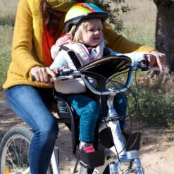 WeeRide DeLuxe Siège Enfant Avant Pour Vélo -Pièces détachées vélo Magasin weeride deluxe siege enfant avant marron pour velo full 5